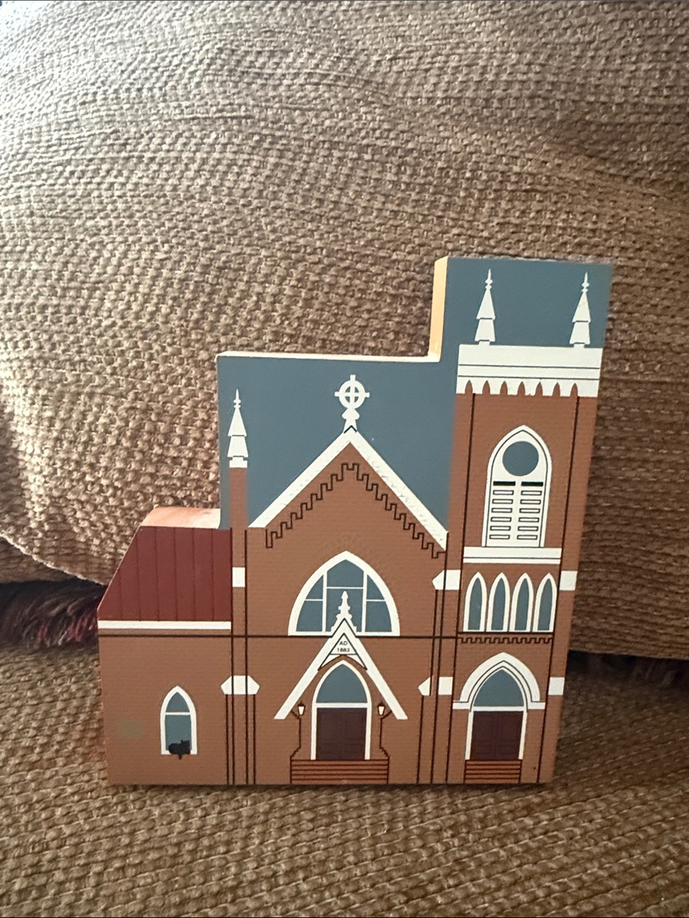 Abingdon United Methodist Church-Wooden Block Church Decor- The Cat’s Meow